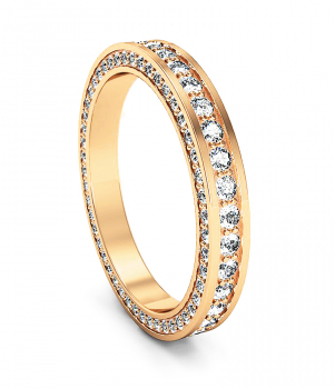 Кольцо с бриллиантами (Мод. 610)